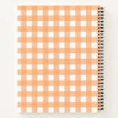 Vichy Orange clair ノートブック (裏面)