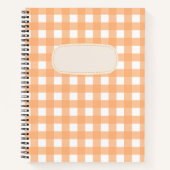 Vichy Orange clair ノートブック (正面)