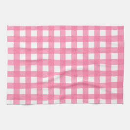 Vichy Rose clair キッチンタオル