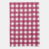 Vichy Rouge Cerise キッチンタオル (縦)