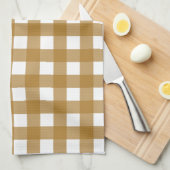 Vichy Sienne キッチンタオル (四つ折り)