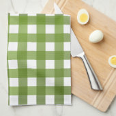 Vichy Vert キッチンタオル (四つ折り)