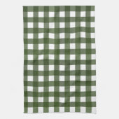 Vichy Vert d'Alsace キッチンタオル (縦)