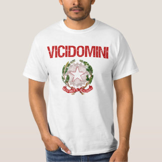 Vicidominiのイタリア人の姓 Tシャツ