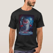 Vicious Anthropomorphic Fish With Cutlery Horror Tシャツ (正面)