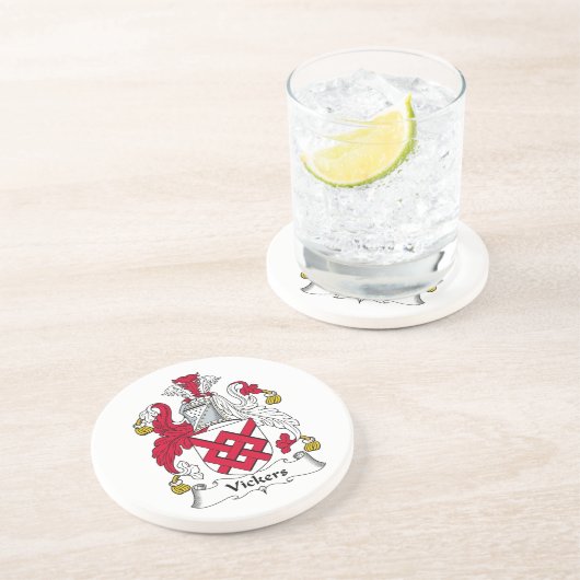 Vickersの家紋 コースター (側面)