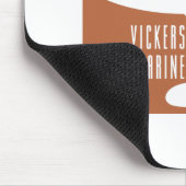vickersのsupermarineの短気者 マウスパッド (コーナー)