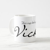 Vickie コーヒーマグカップ (正面左)