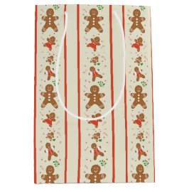 Vickie’s Gingerbread Parade-Cream Gift Bag ミディアムペーパーバッグ