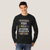 VICKY オーダーメイド 名前 面白い かわいい カスタム VICKY 名前入り Tシャツ (正面フル)