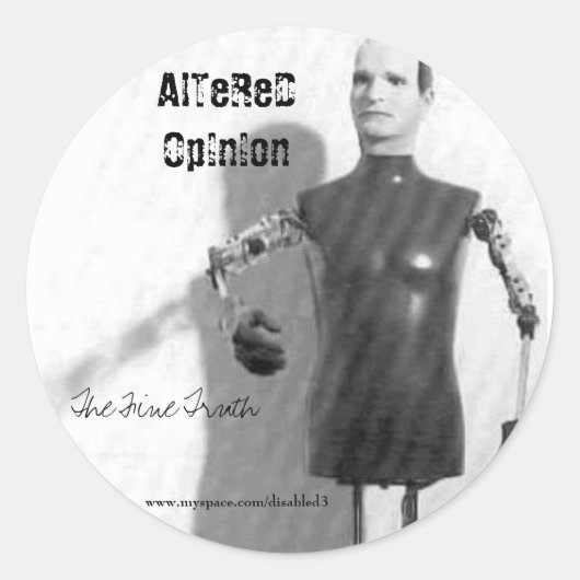 vicodin, the 素晴らし Truth, AlTeReD OpInIon, www.m... ラウンドシール (正面)