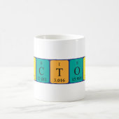 Victoire定期テーブル名mug コーヒーマグカップ (中央)