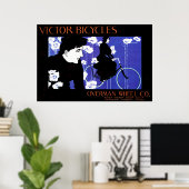 Victor Bicycles Overman Wheel Promo Poster ポスター (ホームオフィス)