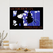 Victor Bicycles Overman Wheel Promo Poster ポスター (キッチン)