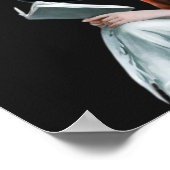 Victor Hugo quote  —-  to learn to read ポスター (角)