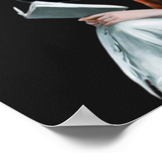 Victor Hugo reading quote ポスター (角)