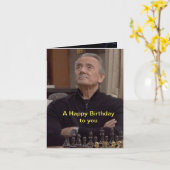 Victor Newman Birthday Card カード (黄色い花)