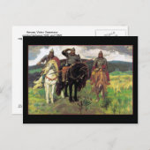 Victor Vasnetsovのヒーロー ポストカード (正面/裏面)