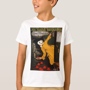 Victoria Arduino -ヴィンテージコーヒー広告ポスターT- Tシャツ