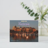 Victoria British Columbia Canada Postcard ポストカード (スタンド正面)