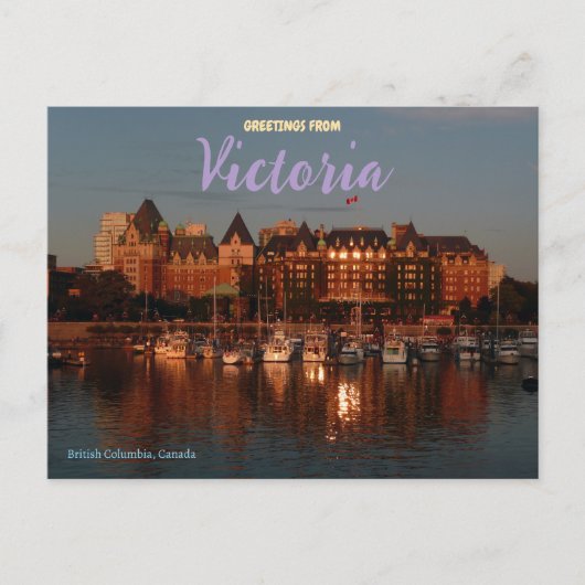 Victoria British Columbia Canada Postcard ポストカード (正面)