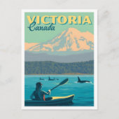 Victoria Canada Vintage Travel  ポストカード (正面)