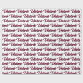 Victoria fade pink personalisiertes Geschenkpapier ラッピングペーパー (フラット)