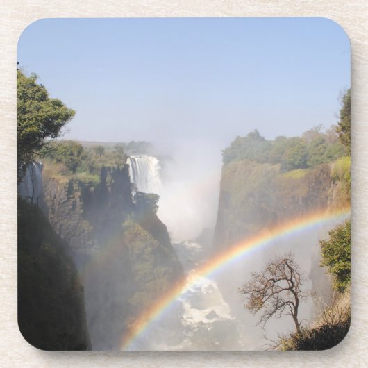 Victoria Falls Rainbow Waterfall Photo コースター (正面)