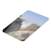 Victoria Falls Rainbow Waterfall Photo マグネット (左側)