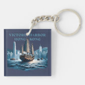 Victoria Harbor Hong Kong China キーホルダー (裏面)