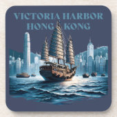 Victoria Harbor Hong Kong China コースター (正面)