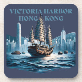 Victoria Harbor Hong Kong China コースター