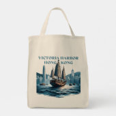 Victoria Harbor Hong Kong China トートバッグ (裏面)