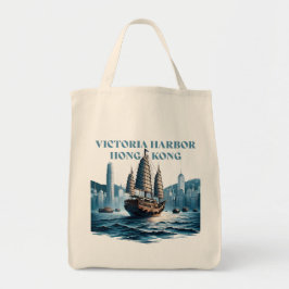 Victoria Harbor Hong Kong China トートバッグ