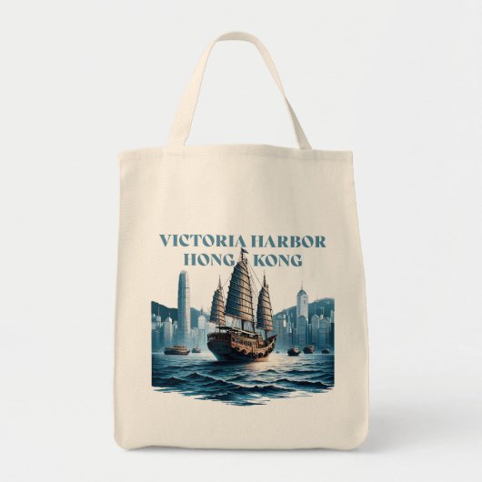 Victoria Harbor Hong Kong China トートバッグ (正面)