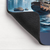 Victoria Harbor Hong Kong China マウスパッド (コーナー)