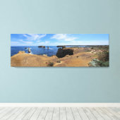 Victoria’s Bay of Islands Coastal Panorama キャンバスプリント (インサイチュ (ウッドフロア))