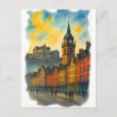 Victoria Street Edinburgh Castle, Old Town  ポストカード (正面)