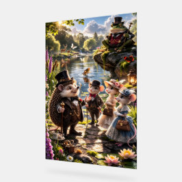 Victoria Woodland animals tea party secret garden アクリルサイン