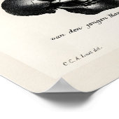 Victorian Anatomical Skull Art Print Human & Ape ポスター (角)