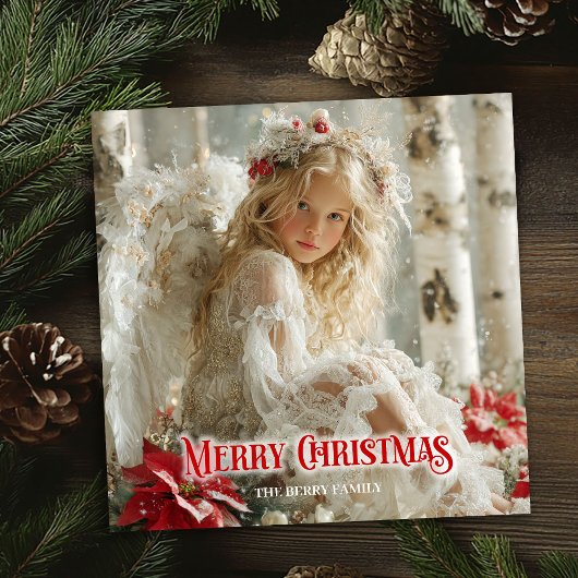 Victorian angel download Christmas greeting card シーズンカード