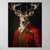 Victorian Animals Portrait, Royal Animal Painting, ポスター (正面)