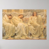 Victorian Art, Dreamers by Albert Joseph Moore ポスター (正面)