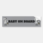 Victorian Baby Coal Miner funny bumper sticker バンパーステッカー (正面)