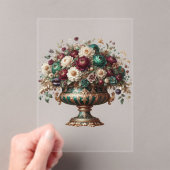 Victorian Bavaria Floral Vase アクリル招待状 (インサイチュ (ポータブル))
