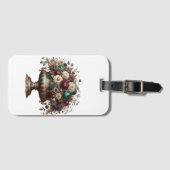 Victorian Bavaria Floral Vase ラゲッジタグ (正面横)