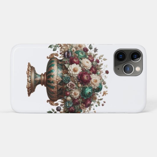 Victorian Bavaria Floral Vase Case-Mate iPhoneケース (裏面(横))