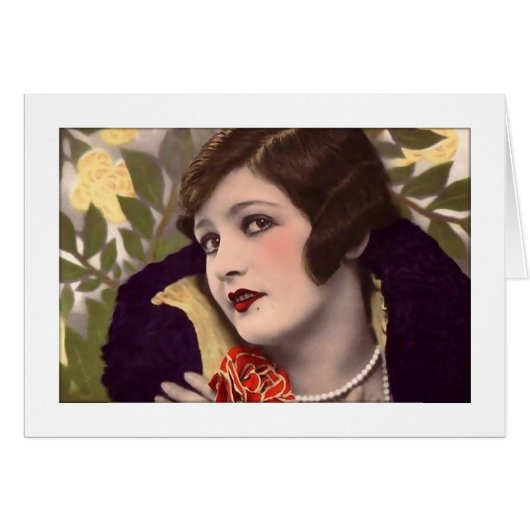 Victorian beauty in purple coat (正面横)