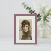 Victorian beauty intense look netting pink top ポストカード (スタンド正面)