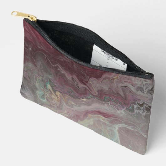 Victorian Blush Print Cut Sew Bag アクセサリーポーチ (見開き)